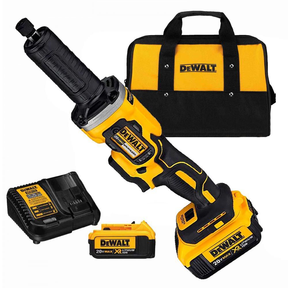 AMOLADORA RECTA BATERIA 1-1/2" 20V DCG426M2 DEWALT