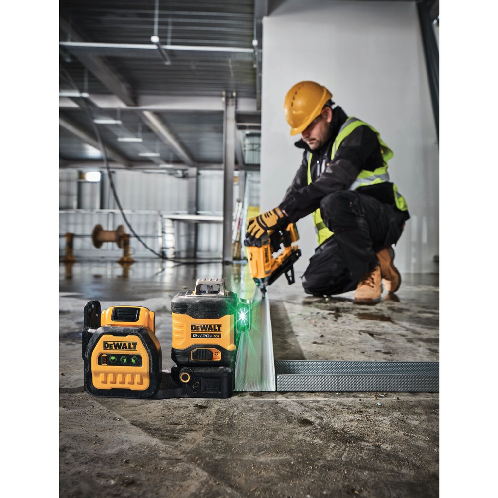 LASER VERTICAL- HORIZONTAL MULTI-LINEA 3X360 DCLE34030G-QU DEWALT