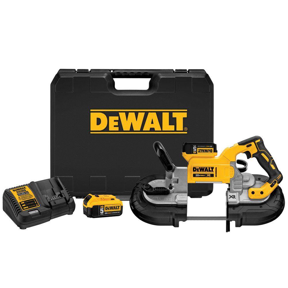 SIERRA CINTA PORTATIL 5" 20V 5.0AH DCS374P2 DEWALT
