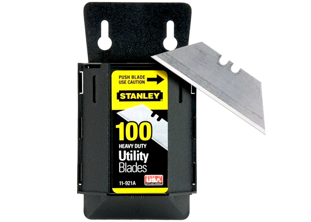 JUEGO 100 PZAS CUCHILLAS REPUESTO 11-921A STANLEY