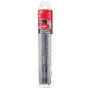 KIT  DE 6 BROCAS ROTOMARTILLO SDS+ 3/16", 1/4", 5/16", 3/8", 1/2", 5/8" 48-20-7499 MILWAUKEE