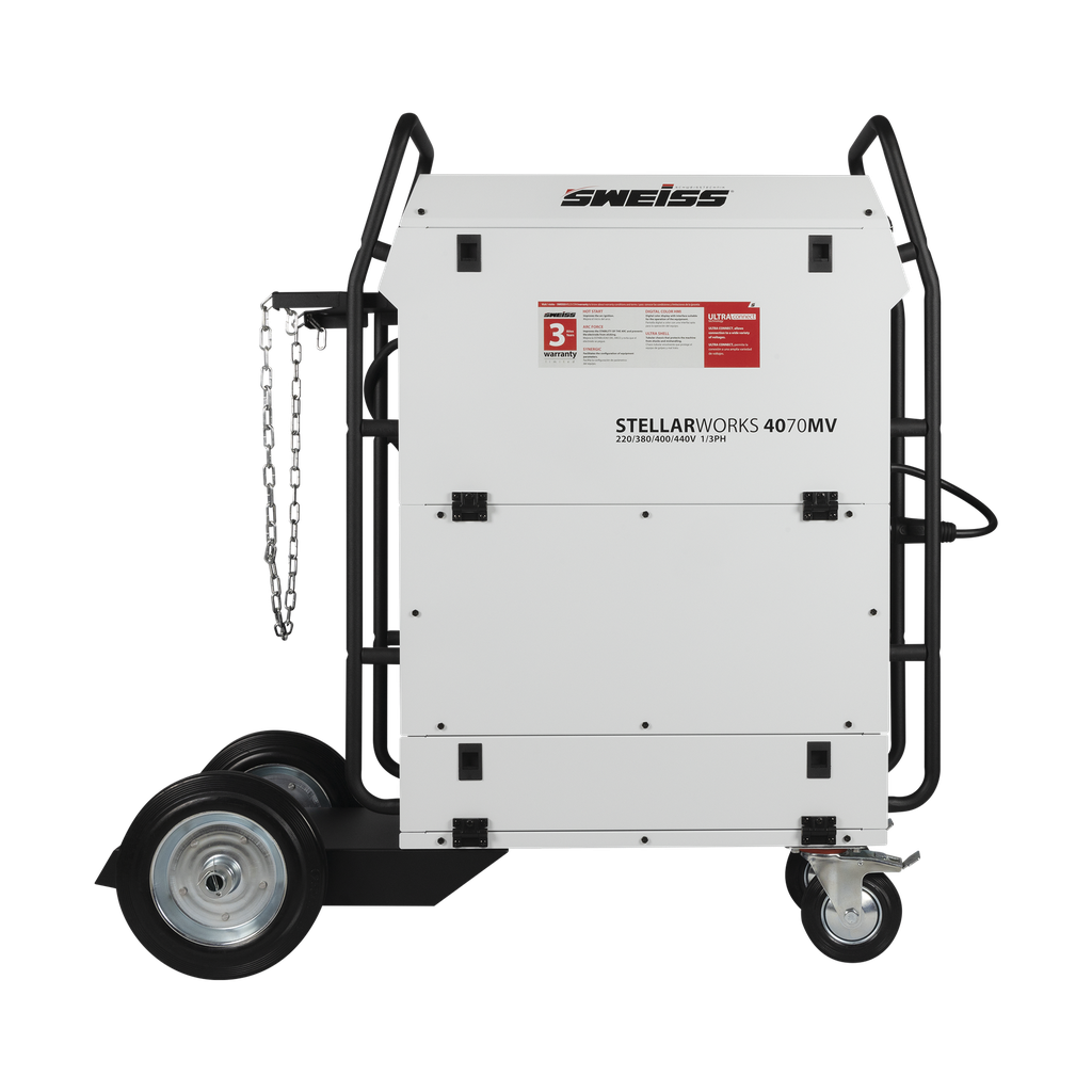 SOLDADORA INVERSOR MULTIPROCESO MMA/MIG/TIG/ STELLARWORKS 4070MV 400A  220/440V 1/3 F SOSWKSWW4070MV SWEISS