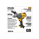 TALADRO MEZCLADOR 1/2" 20V DCD130T1 DEWALT