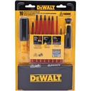 JUEGO DESTORNILLADOR INTERCAMBIABLE AISLADO PARA 1000V 10PZ DWHT66417 DEWALT