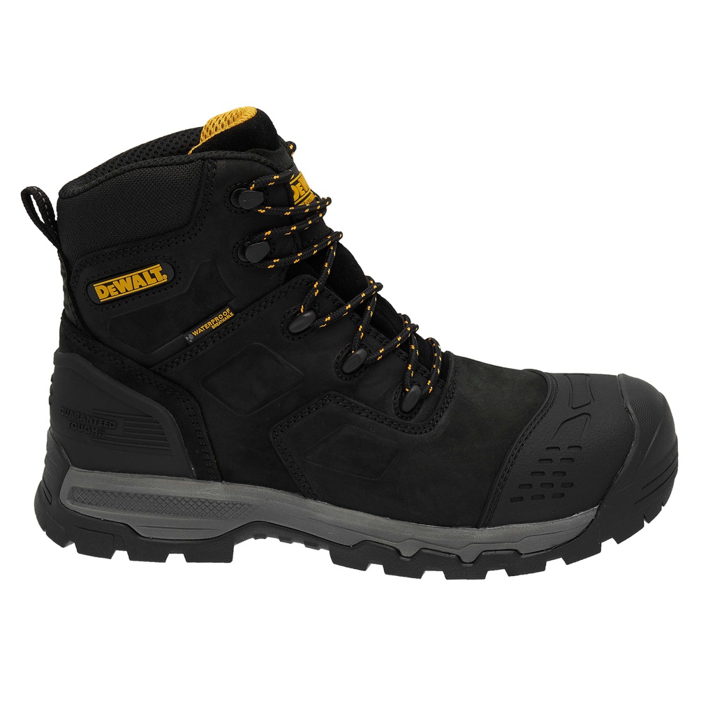 ZAPATO CUERO PUNTA COMPOSITE NEGRO "WATERPROOF" DIELECTRICO MANVEL #7 141640 DEWALT
