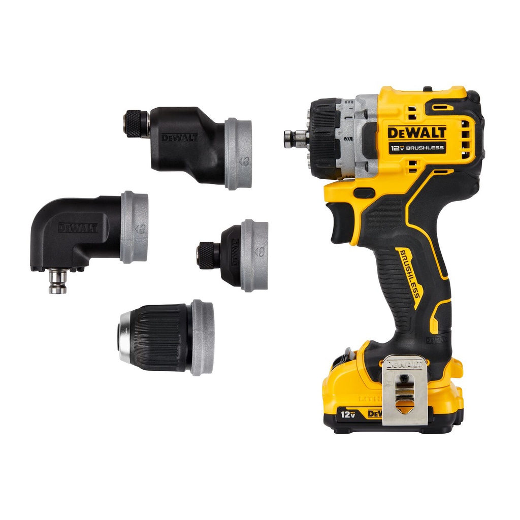 TALADRO Y ATORNILLADOR 5 EN 1 12V DCD703F1 DEWALT