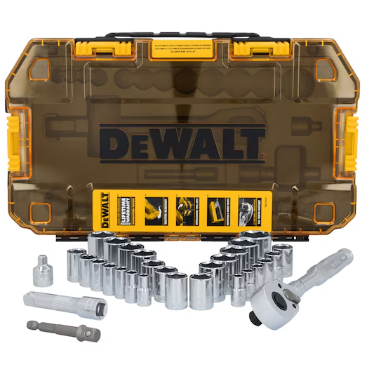 JUEGO CUBOS 3/8" SAE MM 30 PIEZAS  TOUGHSERIES™ DWMT45412 DEWALT