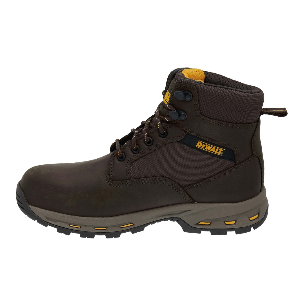 ZAPATO CUERO PUNTA COMPOSITE CAFE DIELECTRICO HALOGEN LITE #7 141740 DEWALT