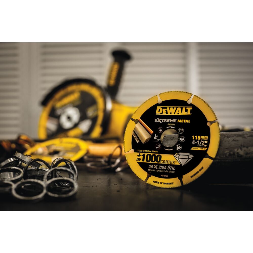 DISCO DIAMANTE PARA METAL 4-1/2" DW8545 DEWALT