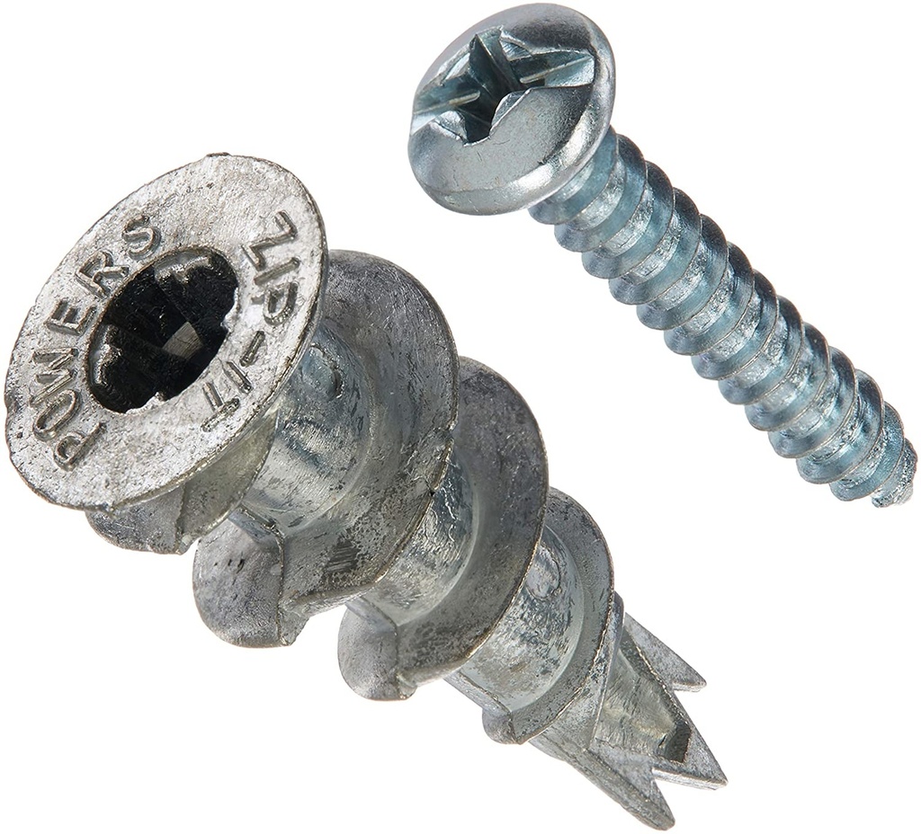 ANCLAJE GYPSUM ZIP-IT ZINC CON TORNILLO 02349Z DEWALT