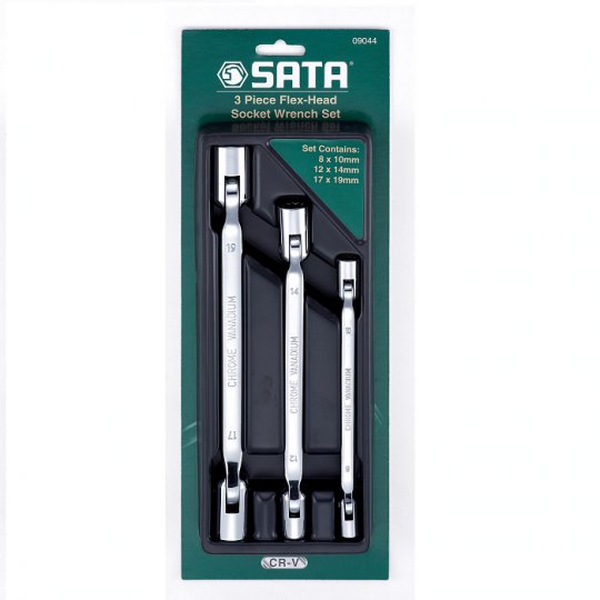 JUEGO LLAVE ARTICULADA (PIPA) 3 PIEZAS GL09044EM SATA