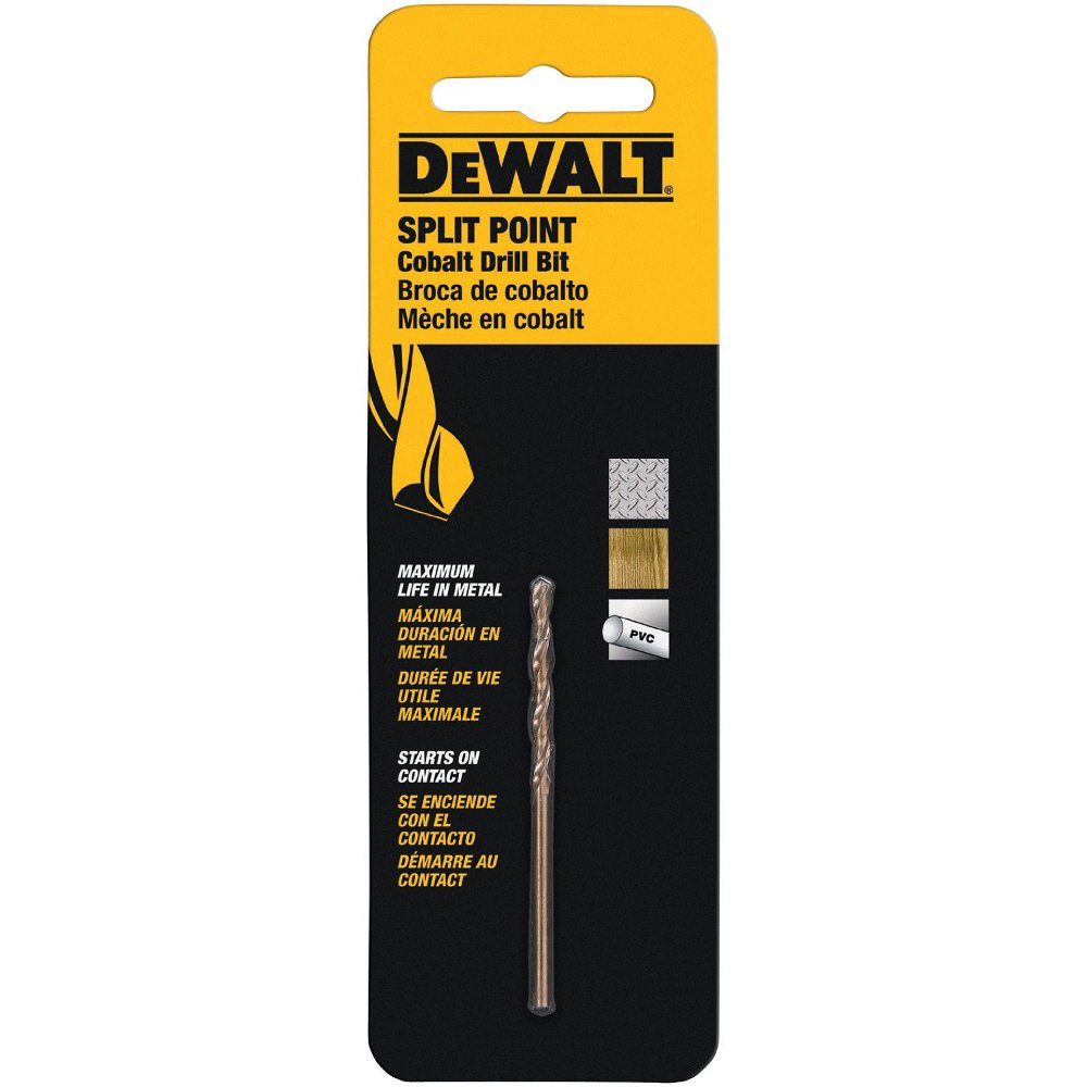 BROCA COBALTO 1/4" (PILOTO) DWA1216 DEWALT