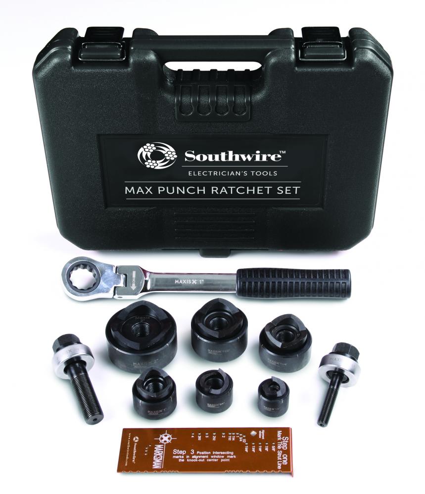 JUEGO PERFORADORES CON RATCHET 1/2"-2" MPR-01SD 58289240 SOUTHWIRE
