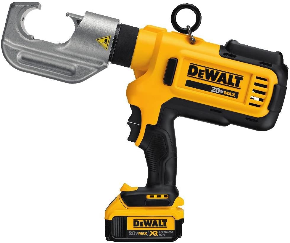 PRENSA TERMINALES CABLE 20V 750 McM Cu/ 750 Al 12 TONELADAS DCE300M2 DEWALT