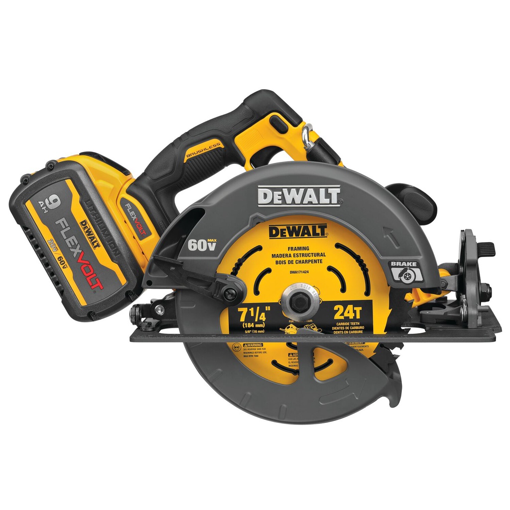 SIERRA CIRCULAR 7-1/4" 60V DCS578X2 DEWALT