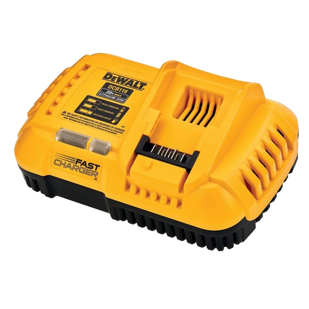 CARGADOR PARA BATERIAS LI-ION 8 AMP 20V/60V (CARGA RAPIDA) DCB118 DEWALT