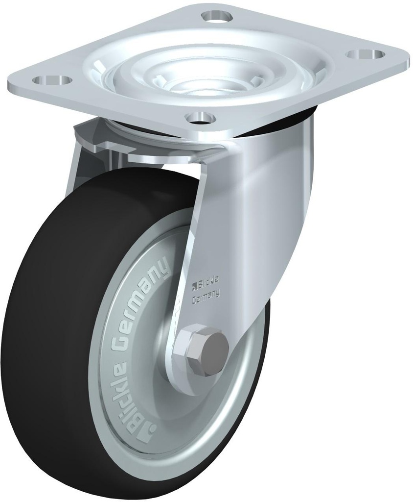 RUEDA GIRATORIA POLIURETANO 100X32MM 200K L-PATH 100K-FK 757024 BLICKLE