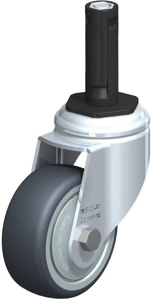 RUEDA TERMOPLASTICA GIRATORIA CON EXPANSOR 80X32MM 100KG LKRA-TPA 80K-11-FK-ER12 762663 BLICKLE