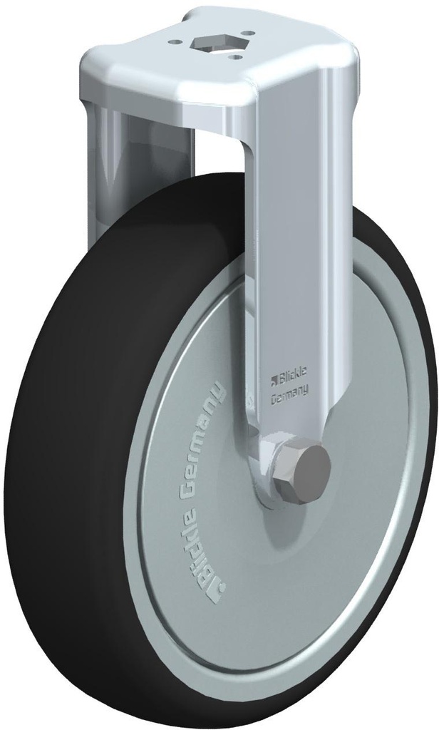 RUEDA FIJA AGUJERO PASANTE POLIURETANO TERMOPLASTICO 120 KG BKRA-PATH 126K-11-FK 754123 BLICKLE