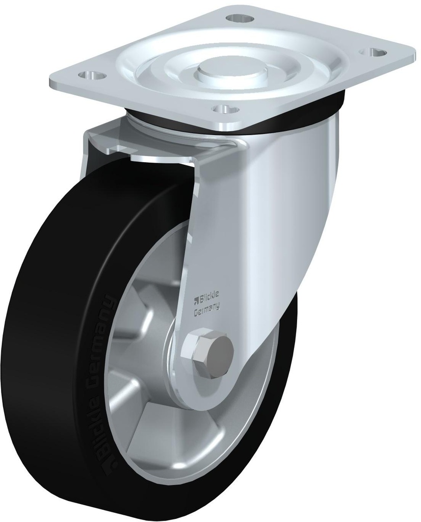 RUEDA GIRATORIA GOMA ELASTICA 160X50MM 400KG L-ALEV 160K 263491 BLICKLE