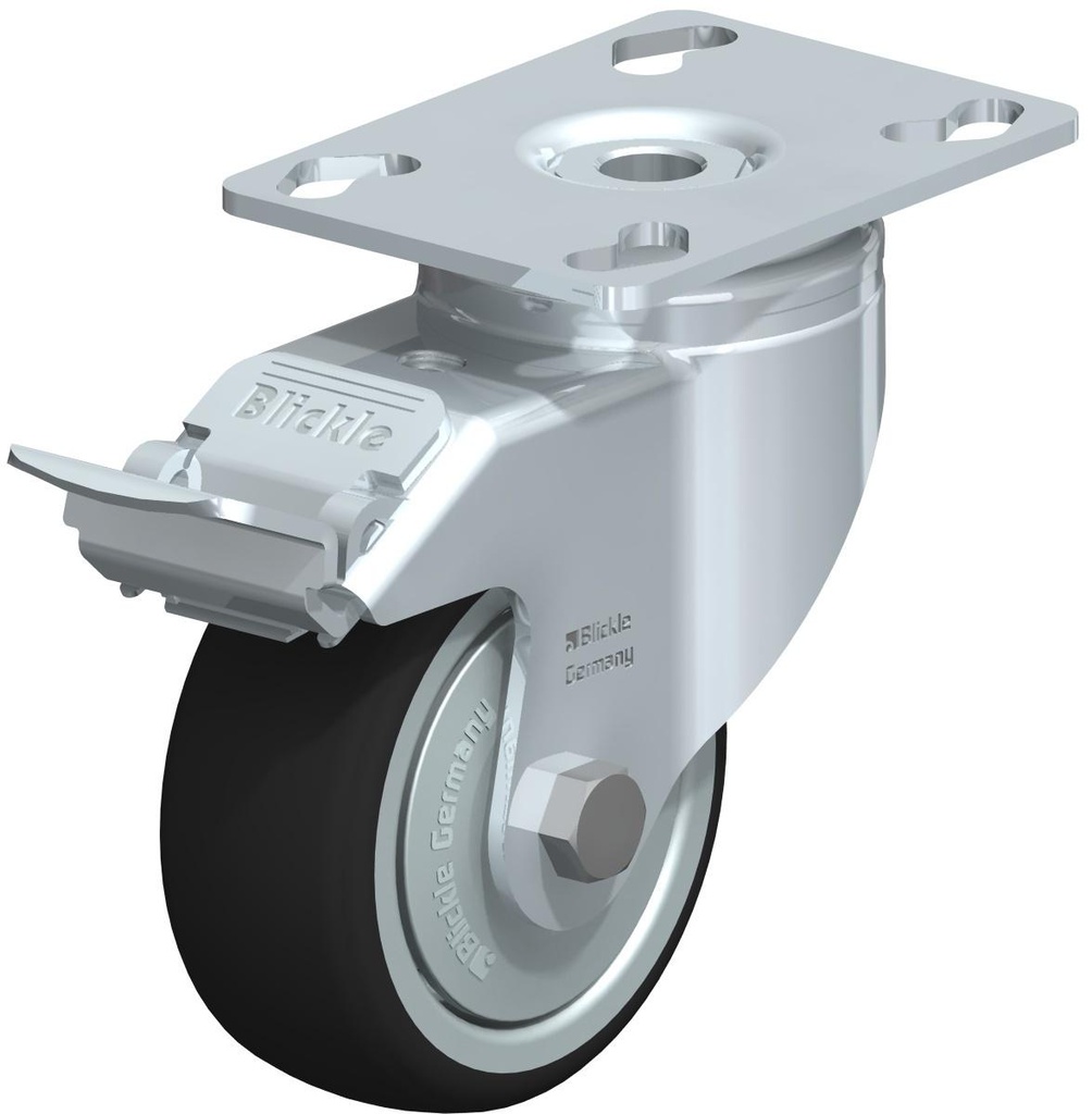 RUEDA GIRATORIA CON FRENO POLIURETANO 80X32MM 120K LKPA-PATH 80K-FI-FK 755344 BLICKLE