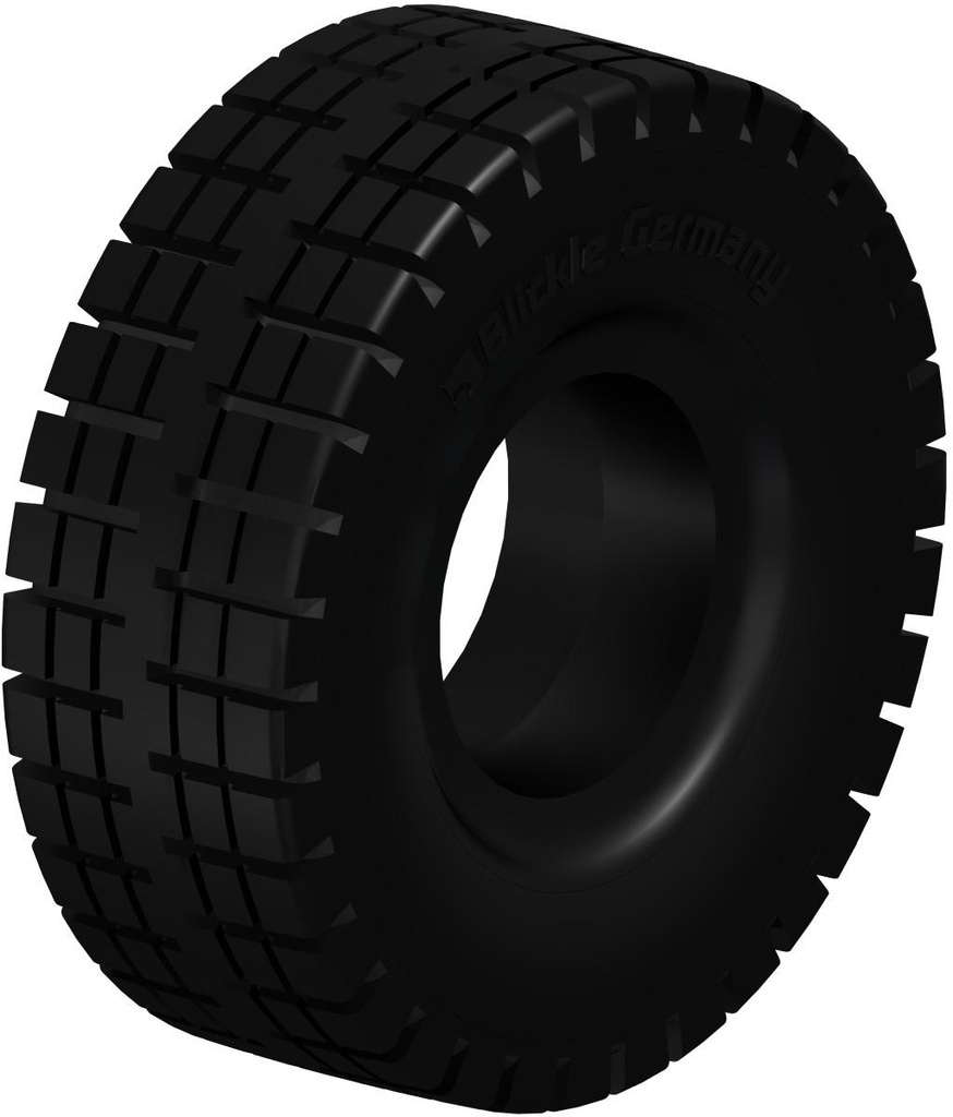 RUEDA SOLA HULE MACIZO SUPER ELÁSTICA BSEV 3-4/2.50-4 422154 BLICKLE