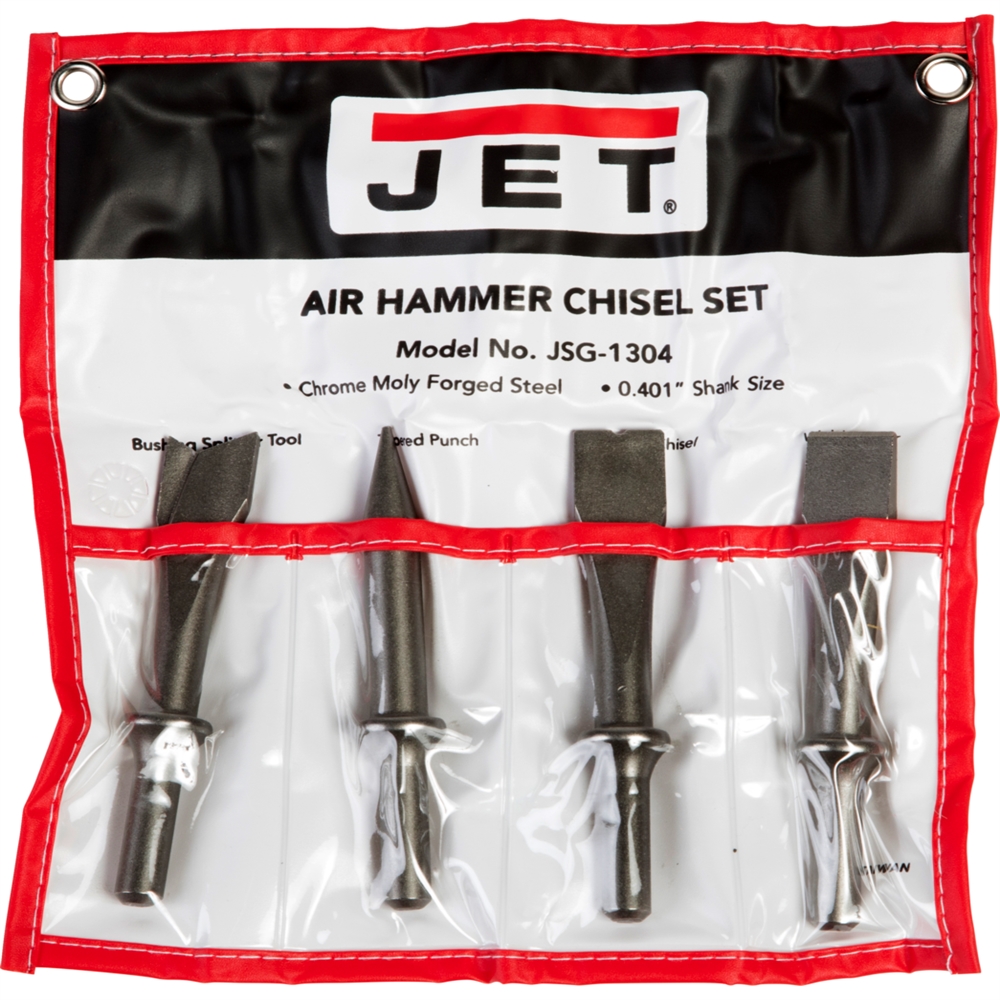 JUEGO 4 CINCELES PARA MARTILLO NEUMATICO JSG-1304 JET