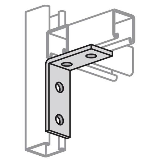 ESCUADRA 4 HUECOS PARA STRUT 90° L1116 LIANXIANG
