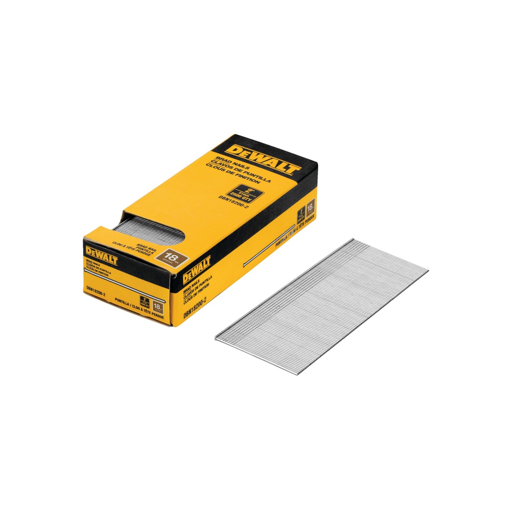 CLAVOS CAL.18 1-1/2" CAJA 2500 DBN18150-2 DEWALT