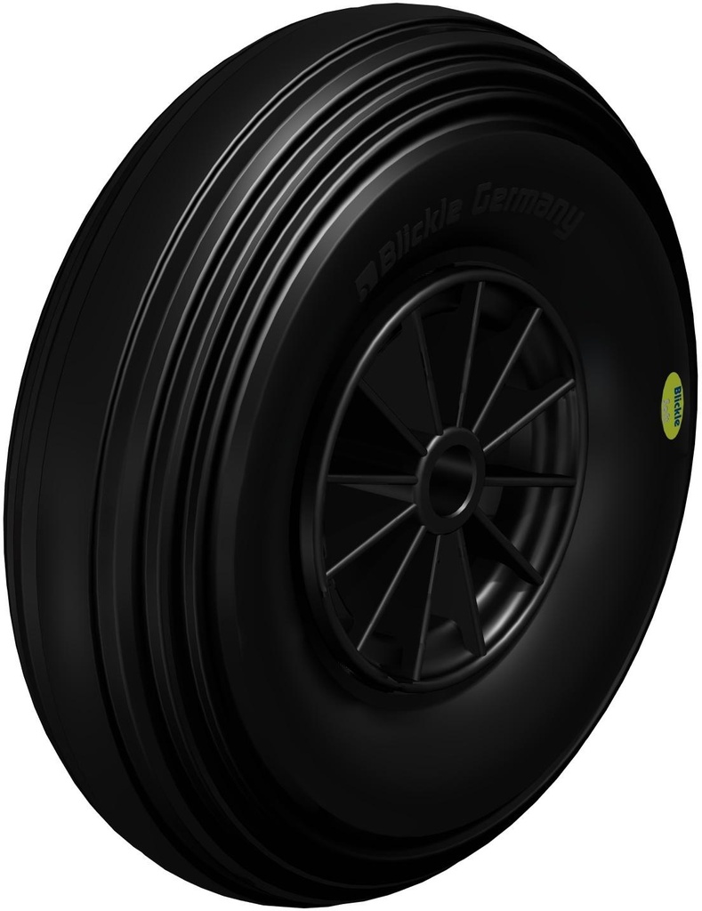 RUEDA SOLA GOMA ELASTICA 260X85MM 200KG VWPP 260/20G 577890 BLICKLE