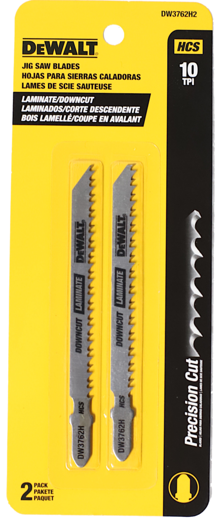 HOJA SIERRA CALADORA T 10 TPI X4" LAMINADOS DW3762H2 DEWALT