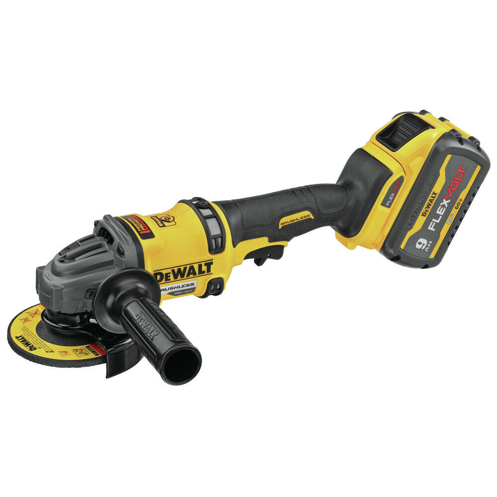ESMERILADORA ANGULAR 4-1/2"/5" 60V 9Ah DCG418X2 DEWALT
