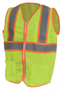 CHALECO AMARILLO TELA JERSEY DE ALTA VISIBILIDAD CON REFLEJANTE TEXTIL SR-1210AMCRX JYRSA