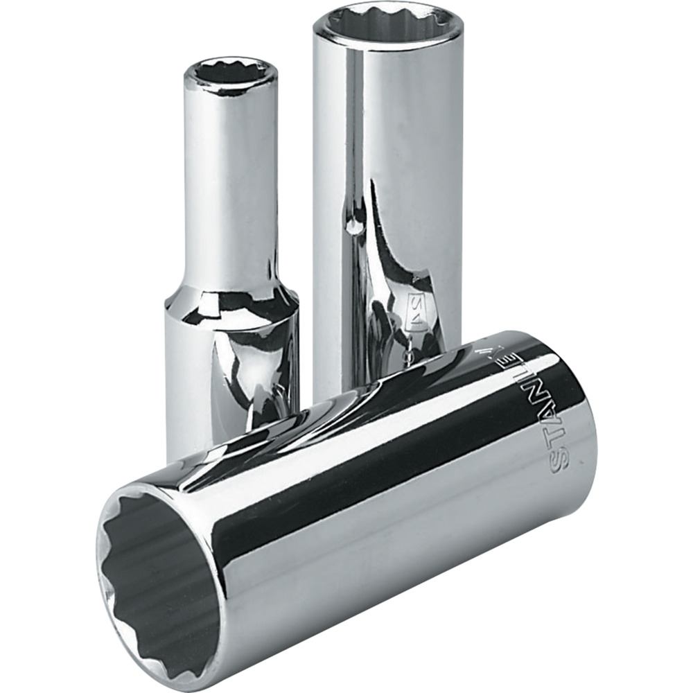 CUBO ESPIGA 1/2" LARGO 12 PUNTAS 19MM 4-86-427 STANLEY