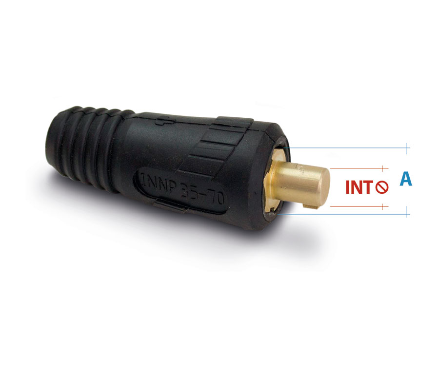CONECTOR RAPIDO MACHO DINSE 35/50 SOSWCRD3550 (SOSWG2-214) SWEISS