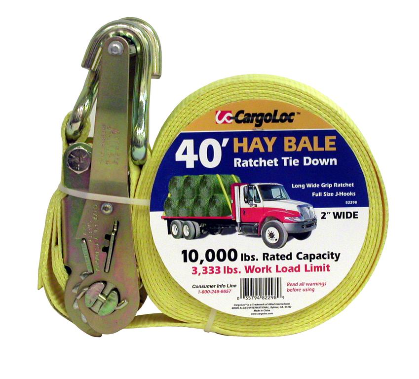 ESLINGA CON RATCHET 1 PZA 2"X40FT (12M) 10,000 LBS MAX 82298 CARGOLOC