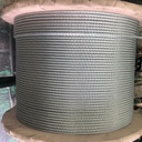 CABLE ACERO ALMA ACERO C/PELICULA LUBRIC. 6X25 FI+IWRC 1/2" 180KG/MM2 (CARRETE 1000MTS) 280662 SUN CORP