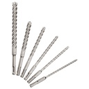 KIT  DE 6 BROCAS ROTOMARTILLO SDS+ 3/16", 1/4", 5/16", 3/8", 1/2", 5/8" 48-20-7499A MILWAUKEE