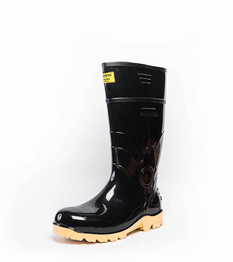 BOTA PVC BICOLOR PUNTA ACERO #45 GUERRERA SEGURIDAD 150345 ROBUSTA
