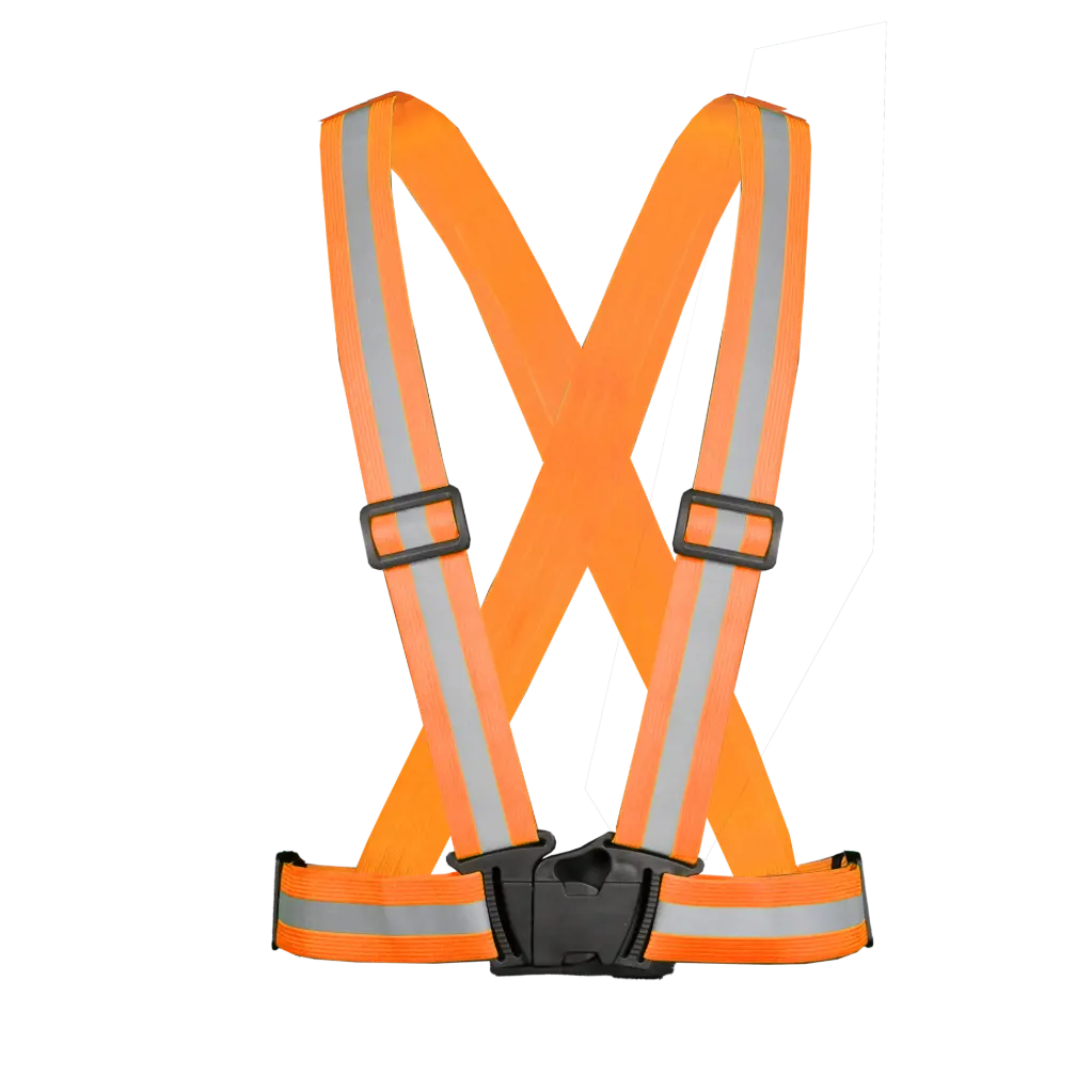 CHALECO TIPO ARNES ELASTICO HIGH VISIBILITY SR-10188AN JYRSA