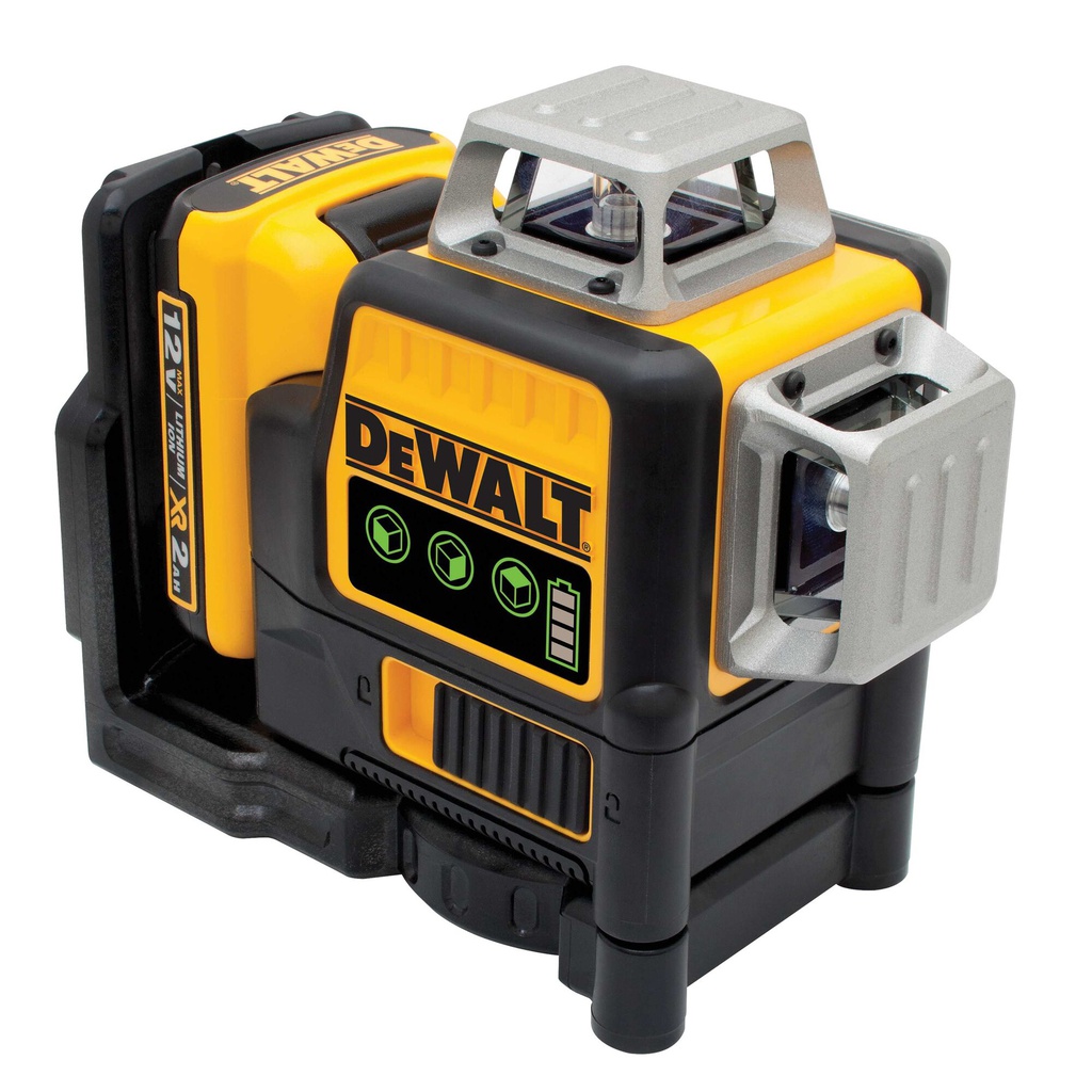 LASER VERTICAL- HORIZONTAL MULTI-LINEA 3X360° VERDE 12V DW089LG-K DEWALT