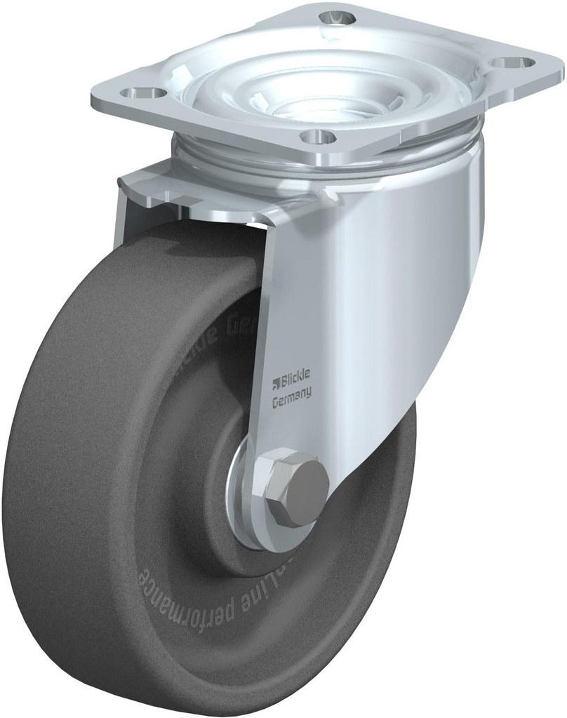 RUEDA GIRATORIA POLIAMIDA CALOR 100X38MM 250KG LIK-POHI 102G-1 754685 BLICKLE