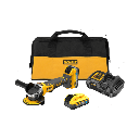 ESMERILADORA ANGULAR 4-1/2" 20V SIN CARBONES 5Ah POWERSTACK DCG413H2 DEWALT