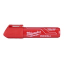 MARCADOR ROJO PUNTA CINCEL EXTRA LARGA 48-22-3266 MILWAUKEE