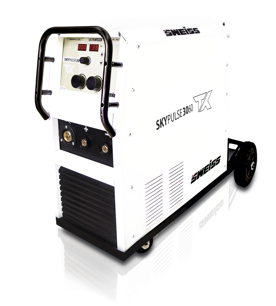 SOLDADORA COMPACTA MIG SKYPULSE 3060 TX 300A 220V 1FASE - 15Kg + ANTORCHA M1-111 KSWP3060 SWEISS