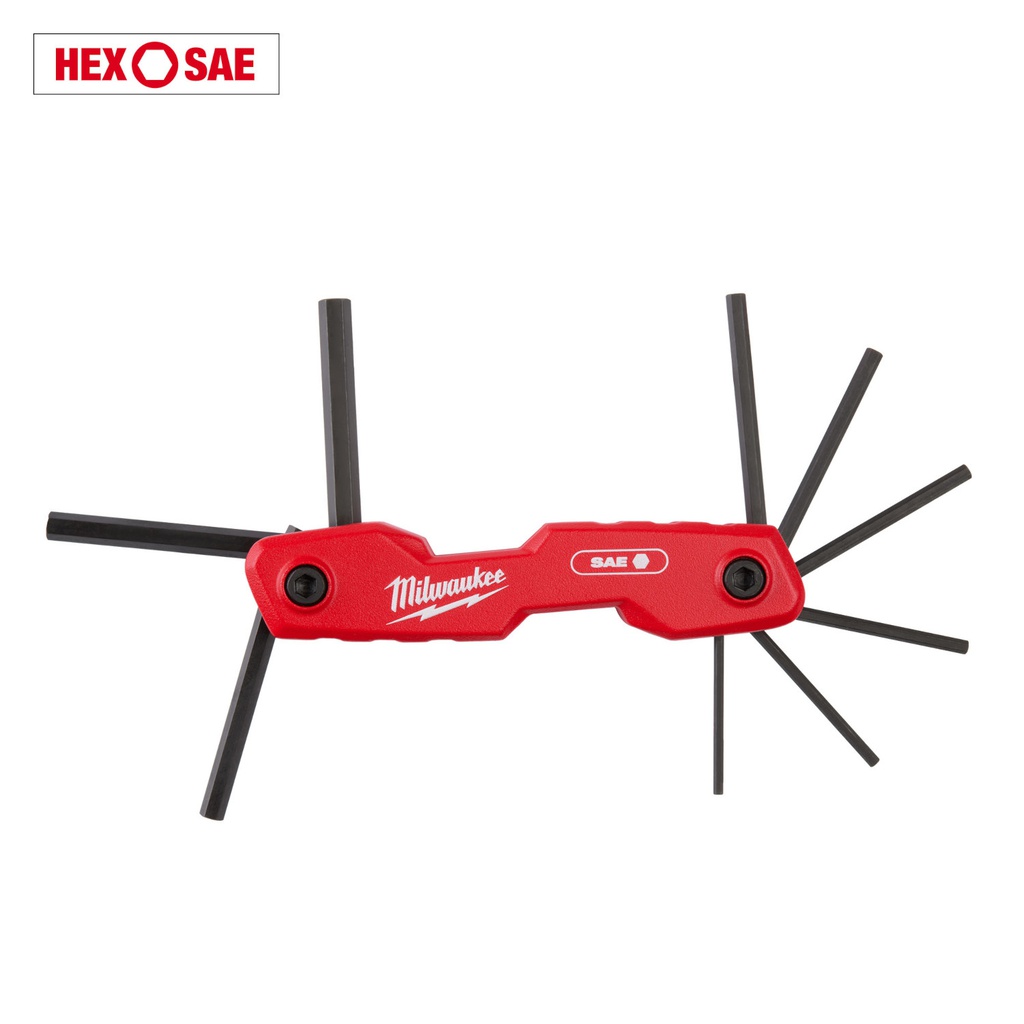 JUEGO 9 LLAVES ALLEN PLEGABLE 1.5-8MM  48-22-2181 MILWAUKEE