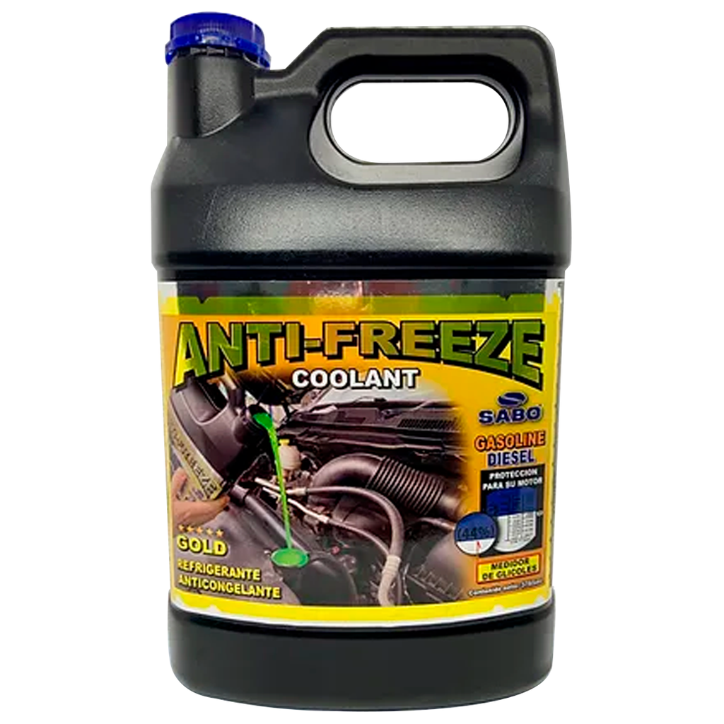 COOLANT ANTICONGELANTE/REFRIGERANTE GASOLINA/DIESEL 1GALON 54-0718 SABO