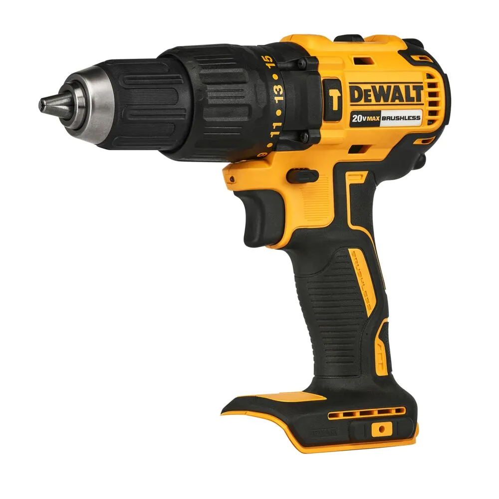 TALADRO PERCUTOR 1/2" 20V SIN CARBONES (SOLO) DCD7781B-B3 DEWALT