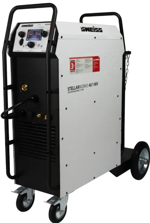 SOLDADORA INVERSOR MULTIPROCESO MMA/MIG/TIG/ STELLARWORKS 4070MV 400A  220/440V 1/3 F SOSWKSWW4070MV SWEISS