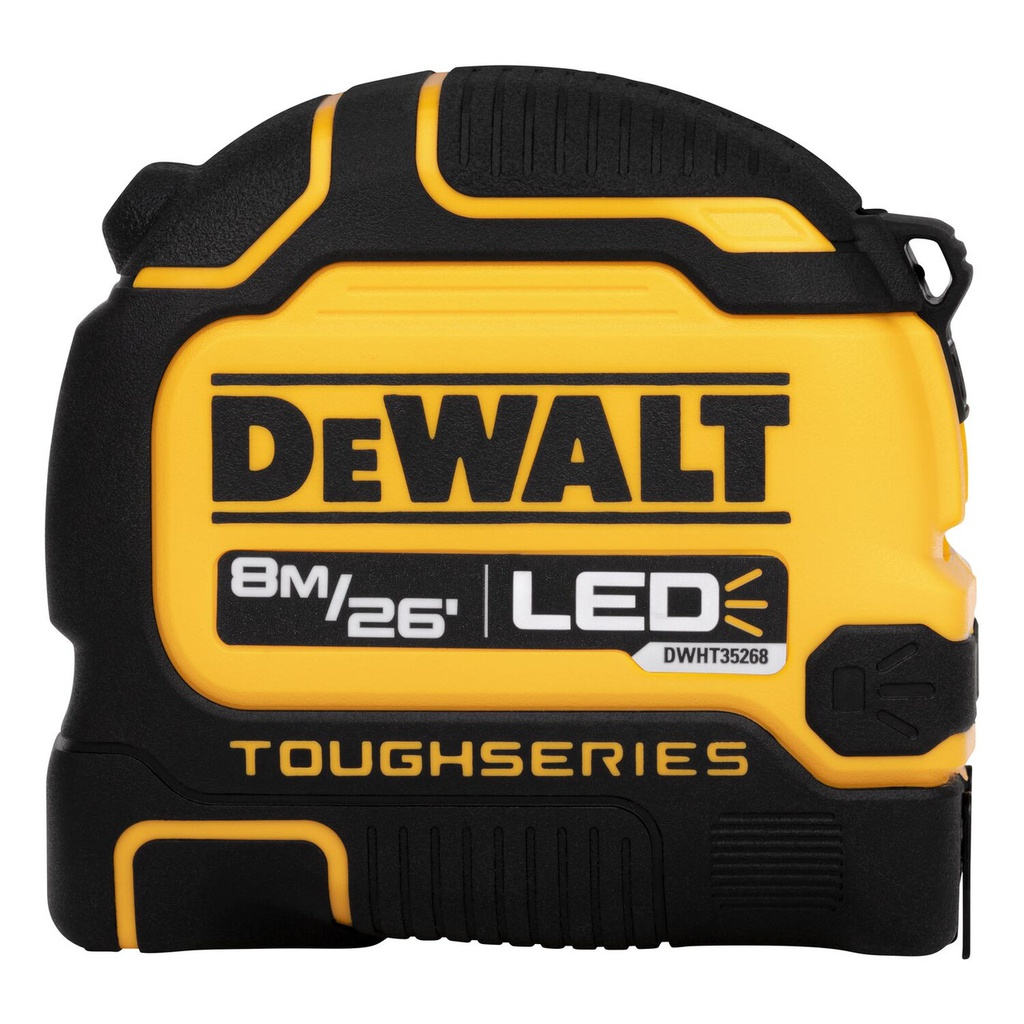 CINTA METRICA ToughSeries™ 8MX1" LED DWHT35268S DEWALT